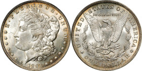 1893-O Morgan Silver Dollar. MS-63 (PCGS). OGH.
Dusted with light silvery tinting, this handsome piece also exhibits warmer golden-apricot iridescenc...
