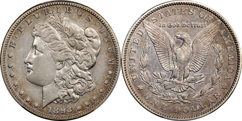 1893-S Morgan Silver Dollar. EF-40 (PCGS).
The extreme demand that this key dat...