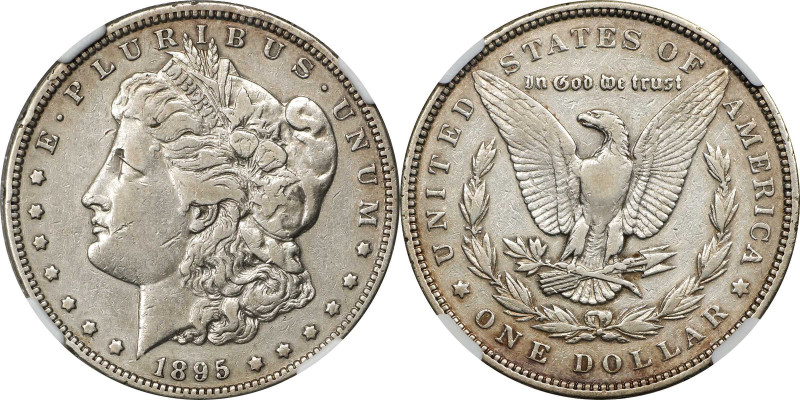 1895 Morgan Silver Dollar. Proof-25 (NGC).
The strong demand enjoyed by Morgan ...