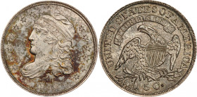 1836 Capped Bust Half Dime. LM-2. Rarity-3. Small 5 C. MS-66 (PCGS).
Similar in appearance to the other high grade Capped Bust half dimes from the Mi...