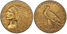 1909-S Indian Half Eagle. MS-62 (PCGS). CAC.
Exceptional quality for this often overlooked condition rarity among circulation strike Indian half eagl...