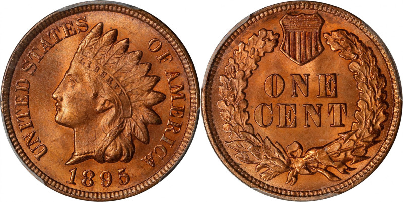 1895 Indian Cent. MS-66 RD (PCGS).
A well made issue with a generous number of ...