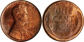 1909-S Lincoln Cent. V.D.B. MS-65 RD (PCGS).
A glowing reddish-orange and pinkish-rose Gem to represent the perennially popular 1909-S V.D.B. cent. W...