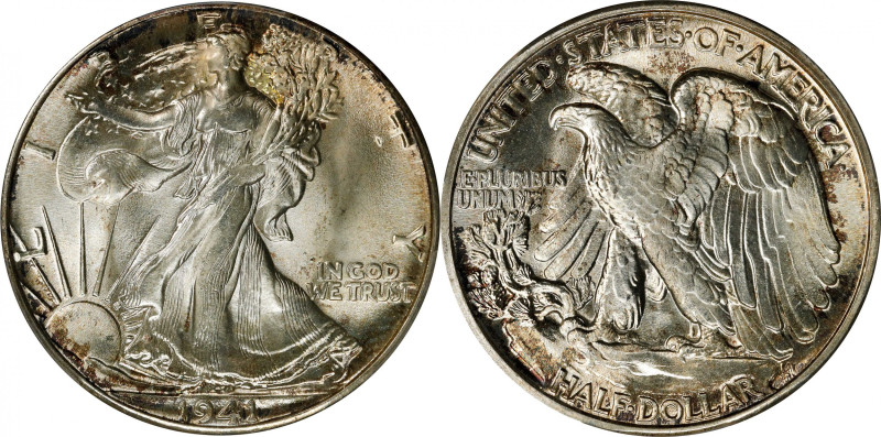 1941 Walking Liberty Half Dollar. MS-67+ (PCGS). CAC.
Conditionally scarce for ...