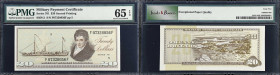 Military Payment Certificate. Series 701. $20. PMG Gem Uncirculated 65 EPQ.
S958-2 Second Printing. The last of the MPC notes, this $20 features the ...