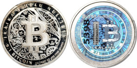 2013 Lealana 0.1 Bitcoin. Loaded. Firstbits 1BTCeSZJ. Serial No. 5398. Buyer Funded. Black Address, Serialized. Silver. Proof-68 Deep Cameo (PCGS).
L...