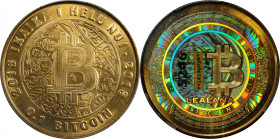 2013 Lealana 0.1 Bitcoin. Loaded. Firstbits 16Y9gUyN. Serial No. 5246. No Buyer Funded, Green Address, Serialized. Brass. MS-67 (PCGS).
Loaded with 0...