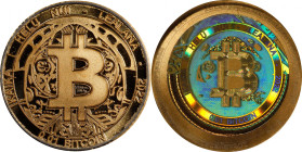 2022 Lealana "Bitcoin Cent" 0.01 Bitcoin. Loaded. Firstbits 1CtzByE2. Serial No. 124. Gold Plated Finish. 1/10oz .999 Fine Silver. MS-70 (ICG).
Loade...