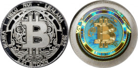 2022 Lealana "Bitcoin Cent" 0.01 Bitcoin. Loaded. Firstbits 17H2YN7y. Serial No. 80. Normal Finish. 1/10oz .999 Fine Silver. MS-70 (ICG)
Loaded with ...