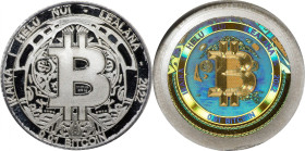 2022 Lealana "Bitcoin Cent" 0.01 Bitcoin. Loaded. Firstbits 15FzpFza. Serial No. 81. Normal Finish. 1/10oz .999 Fine Silver. MS-70 (ICG)
Loaded with ...