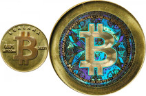 2021 Lealana "Bitcoin Cent" 0.01 Bitcoin. Loaded. Firstbits 1D2M9mTv. Serial No. 17. Rainbow Design B. Brass. MS-67 (ICG).
Loaded with 0.01 BTC. This...