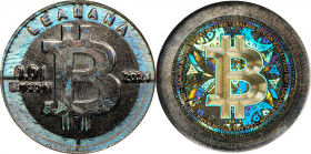 2021 Lealana "Bitcoin Cent" 0.01 Bitcoin. Loaded. Firstbits 1HNkBYfN. Serial No. 17. Rainbow Design C. Nickel Brass. MS-65 (ICG).
Loaded with 0.01 BT...