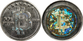 2021 Lealana "Bitcoin Cent" 0.01 Bitcoin. Loaded. Firstbits 16fCvBW6. Serial No. 25. Rainbow Design A. Nickel Brass. MS-66 (PCGS).
Loaded with 0.01 B...