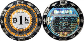 2018 MoonBits 1K Bits 0.001 Bitcoin. Loaded. Firstbits mzQ53bwp. Serial No. T2800. Silver-Finish Metal Alloy. MS-68 (ICG).
Loaded with 0.001 BTC. The...