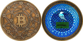 2014 Ravenbit NODE "Custom" 0.047 Bitcoin. Loaded. Firstbits 143iDVqz. Green Label. Bronze. MS-67 (ICG).
Loaded with 0.047 BTC. The Ravenbit NODE ser...