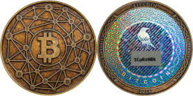 2014 Ravenbit NODE "Custom" 0.047 Bitcoin. Loaded. Firstbits 1CpBzHBk. Gray Label. Bronze. MS-67 (ICG).
Loaded with 0.047 BTC. A simple yet effective...