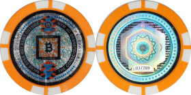 2017 Satori "Poker Chip" 0.001 Bitcoin. Loaded. Post-Fork. Serial No. 037289. Plastic. MS-69 (ANACS).
Loaded with 0.001 BTC. Released in Japan in 201...
