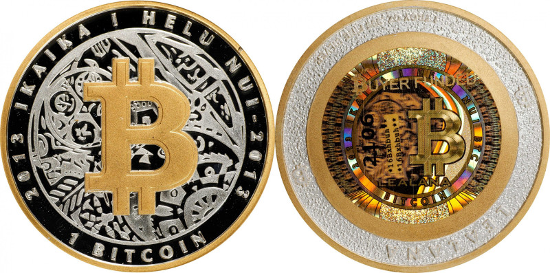 Unfunded 2013 Lealana "Gold B" 1 Bitcoin. Firstbits 16Bxhbuh. Serial No. 2106. B...