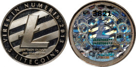 Redeemed 2013 Lealana 5 Litecoin. Firstbits LbfG7D6S. Serial No. 3821. Buyer Funded, Green Address, Serialized. Silver. MS-64 (ICG).
Redeemed and non...