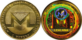 Unfunded 2017 Lealana 1 Monero (XMR). Serial No. 131. Red Address. Brass. MS-68 (ICG).
Unfunded and non-loaded. While most recognized for their bitco...