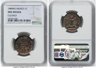 Republic 4-Piece Lot of Certified Assorted Centavos NGC, 1) Centavo 1888-Mo - UNC Details (Cleaned), Mexico City mint, KM391.6 2) Centavo 1897-Cn - AU...