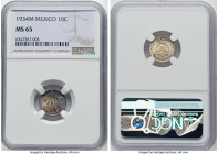 Estados Unidos 5-Piece Lot of Certified Assorted 10 Centavos NGC, 1) 10 Centavos 1934-M - MS65, KM431 2) 10 Centavos 1927-M - MS63, KM431 3) 10 Centav...