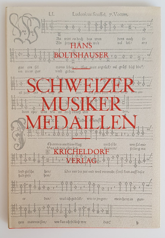 Monographien. Mittelalter und Neuzeit. Boltshauser, H.


Schweizer Musikermed...