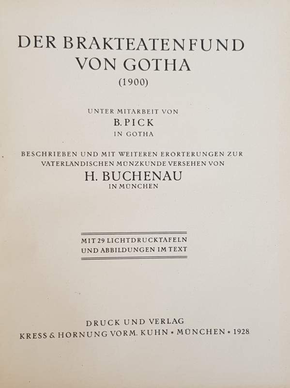 Monographien. Mittelalter und Neuzeit. Buchenau, H.


Der Brakteatenfund von ...