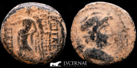 Seleukid - Antiochos IX Kyzikenos Æ Bronze Æ 4.55 g. 18 mm. 114-95 BC gVF