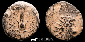 Cleopatra Antiochos VIII Bronze Unit 5.07 g. 20 mm. Antioch 125 BC. VF