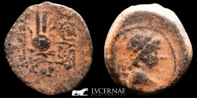 Seleukid Antiochus VII Æ Bronze Unit 5.72 g. 19 mm. Antioch 138 BC. gVF