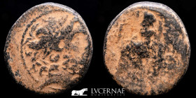 Seleukid Kingdom Æ Bronze Æ 8.80 g. 21 mm. Seleucis and Pieria 1st Century BC. VF