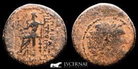 Seleukid Kingdom Æ Bronze Æ 7.03 g. 21 mm. Seleucis and Pieria 1st Century BC. VF