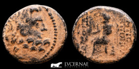 Seleukid Kingdom Æ Bronze Æ 6.29 g. 19 mm. Seleucis and Pieria 1st Century BC. VF
