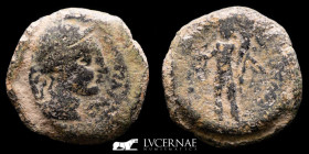 Corduba Bronze Semis 7,66 g, 20 mm. Cordoba Julius Caesar times, 44-45 B.C. Good very fine (MBC+)