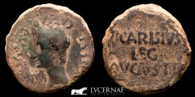 Augustus Bronze As 9,27 g. 25 mm. Emerita 25-23 B.C. Good very fine (MBC)