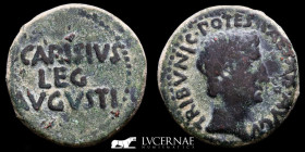 Augustus 27 BC-14 AD Bronze As 9,42 g. 26 mm. Emerita 25-23 B.C. Good very fine (MBC)