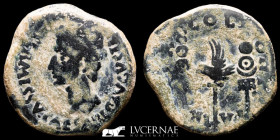 Augustus Bronze Dupondius 22.35 g. 33 mm. Colonia Patricia 27 B.C-14 A.D. gVF