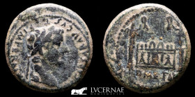Tiberius Bronze Quadrans 5.21 g. 19.5 mm Lugdunum 12-14 A.D. Good very fine