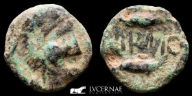 Carmo Bronze Semis 10.90 g., 24 mm. Hispania, Carmona, Sevilla 200-150 B.C. gVF
