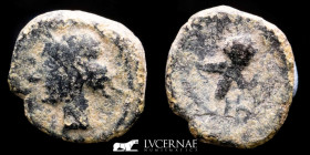 Cartaghinians Bronze 1/4 Calco 1,09 g, 12 mm Hispania 218-210 BC Good very fine (MBC)