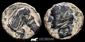 Cartagonova, Hispania Bronze calco 6.74 g, 21 mm military mint 220-215 B.C. Good very fine