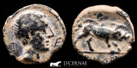 Castulo Bronze Quadrans 3.07 g., 16 mm. Hispania, Linares Jaén 180-150 B.C. gVF