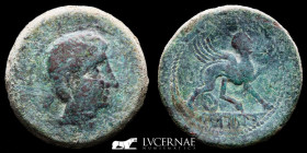 Castulo Bronze As 27.94 g. 32 mm. Cazlona, Jaen 180 BC gVF