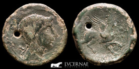 Castulo Bronze As 15.38 g. 33 mm. Cazlona, Jaen 180 BC gVF