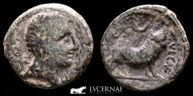 Castulo Bronze Semis 6,51 g, 23 mm Castulo 100-50 B.C. GVF