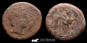 Castulo Bronze As 14.41 g. 29 mm. Linares, Jaén, Spain 180 B.C. Good very fine