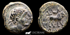 Castulo (Hispania) Bronze Semis 5,05 g, 18 mm. Linares Jaén 180-150 B.C. GVF