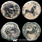 Castulo Æ Bronze 2 x Semis - g. - mm. Ancient Hispain 180-150 BC Good very fine (MBC)
