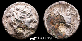 Emporiton Fourre Drachm 3.80 g. 20 mm. Hispania 250-220 BC VF